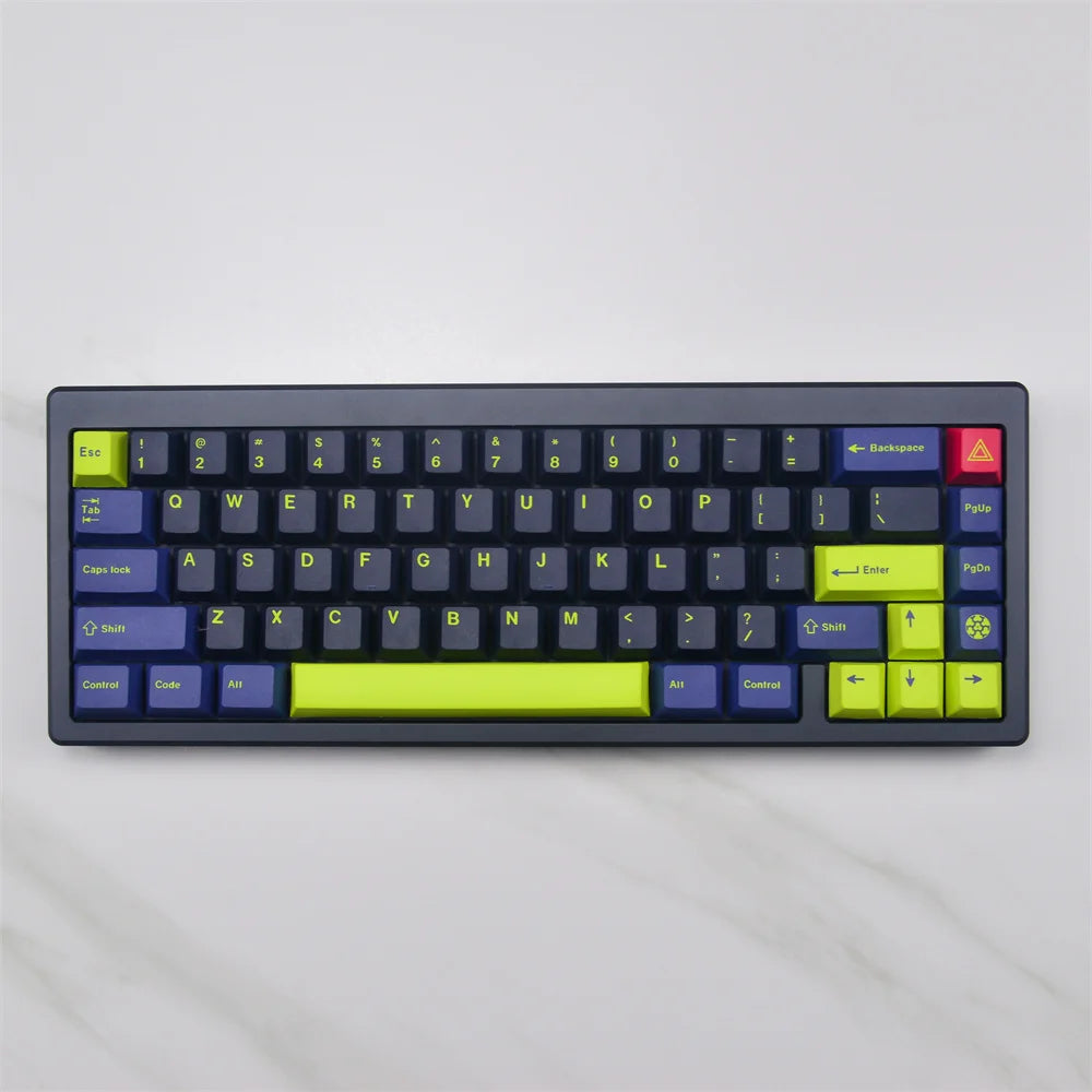 129 Keys GMK Night Runner Keycaps Cherry Profile PBT Dye Sublimation Mechanical Keyboard Keycap For MX Switch With 1.75U 2U Shif