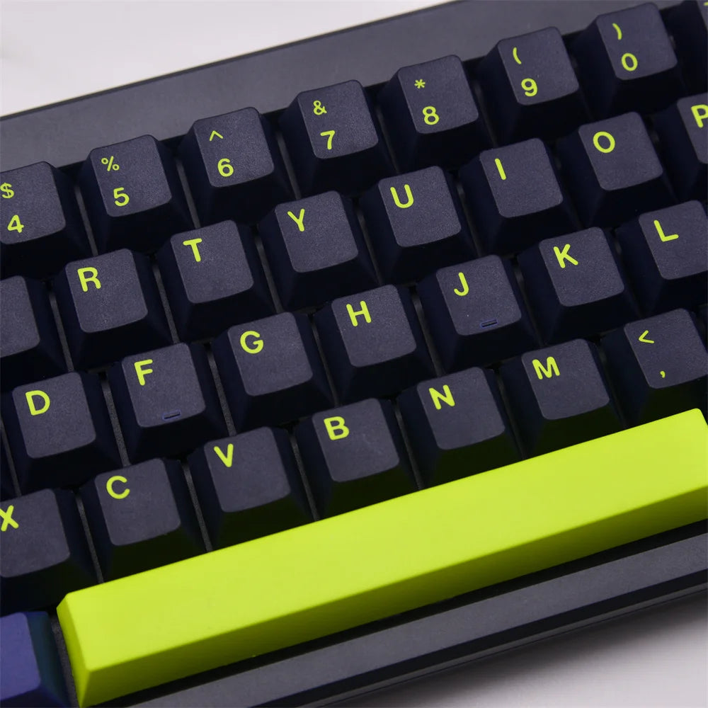 129 Keys GMK Night Runner Keycaps Cherry Profile PBT Dye Sublimation Mechanical Keyboard Keycap For MX Switch With 1.75U 2U Shif